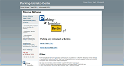 Desktop Screenshot of parking-lotnisko-berlin.pl