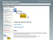 Tablet Screenshot of parking-lotnisko-berlin.pl